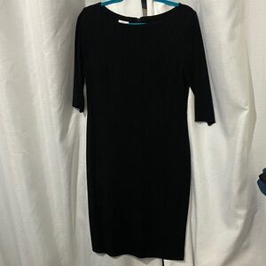 Suzi Chin for Maggy Boutique Classic Black Long Sleeve Dress